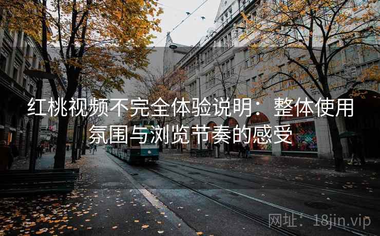 红桃视频不完全体验说明：整体使用氛围与浏览节奏的感受  第2张