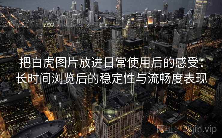把白虎图片放进日常使用后的感受：长时间浏览后的稳定性与流畅度表现  第1张